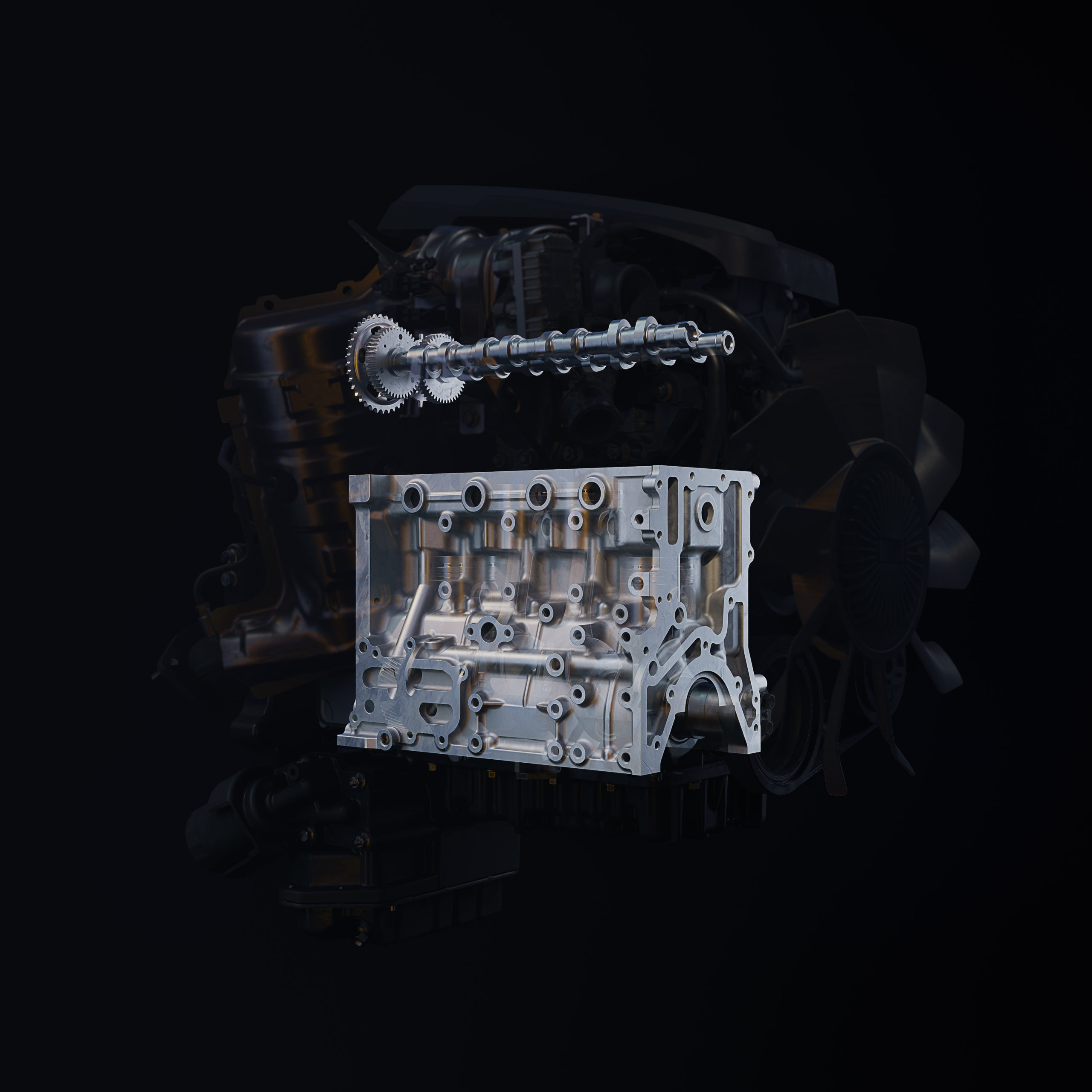 Bolt piston DLC